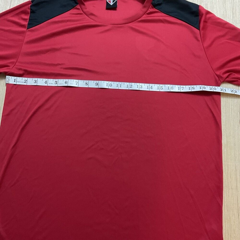 São Paulo SPFC Soccer  T-Shirt Red Black Large Grande Short Sleeve - Picture 6 of 7